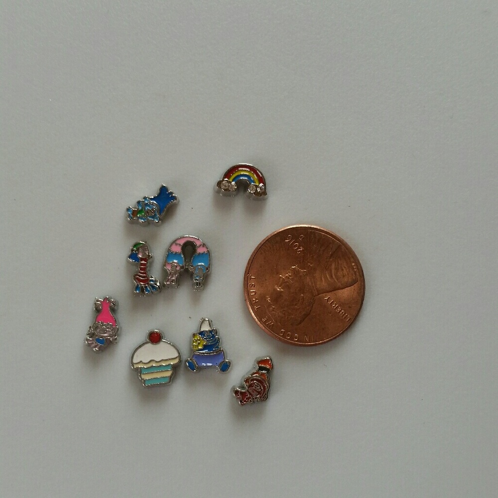 8 troll float charm for orgami owl locket poppy